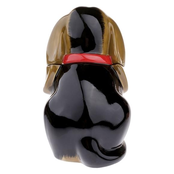 🌺 New Pioneer Woman 11" Charlie Basset Hound Dog Cookie Jar - Picture 5 of 9